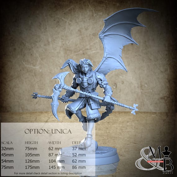 Rui, Death Reapers, by Clay Cyanide Miniatures, miniature to assemble and paint, resin