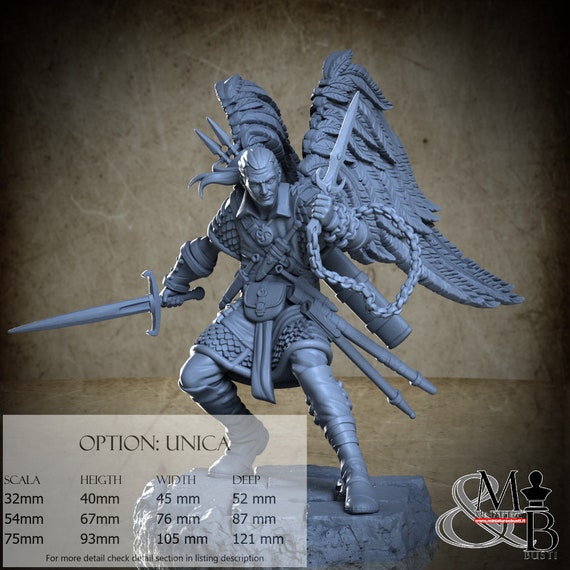 Nyrwant Brightstar - Celestial Bountyhunter, miniature to assemble and color, in resin