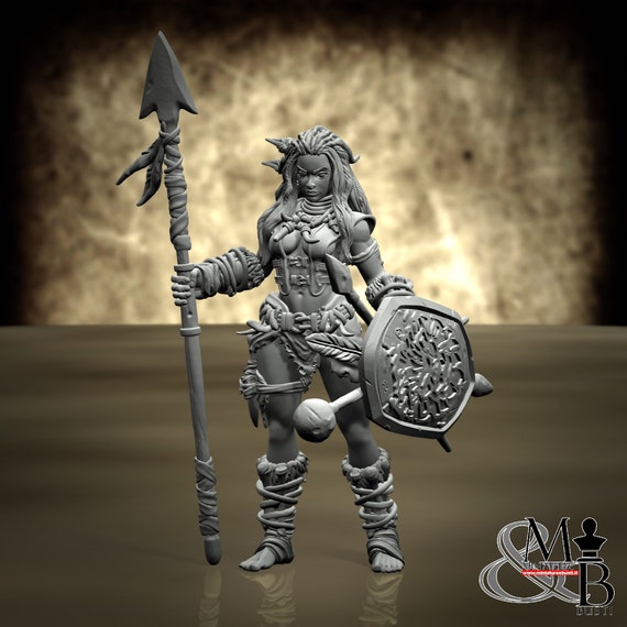 Dhoruba, miniatura da assemblare e colorare, in resina