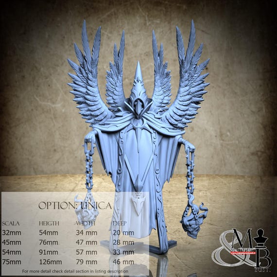 Oswald (bishop), Celestial Gambit, Luminous Legion, by Great Grimoire, miniature to assemble and paint, resin