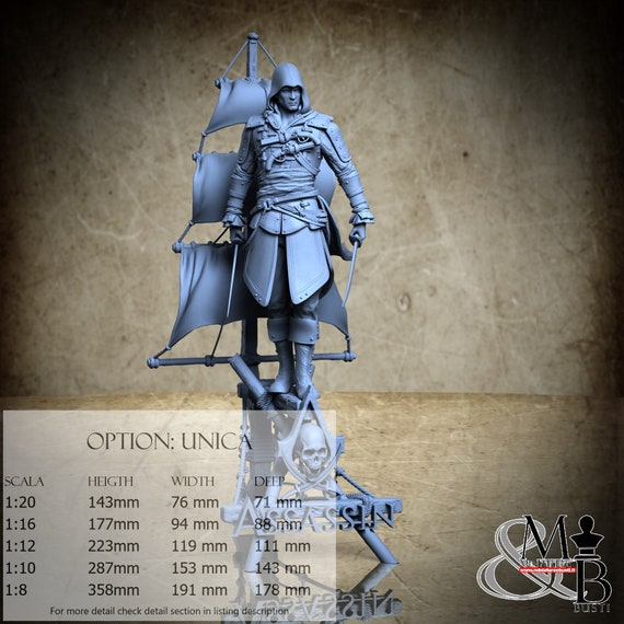 Assassin, November 2023, Malix, miniature to assemble and color, in resin