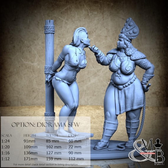 The last day of the slavetrader diorama, Settembre 2023 (5 Stili), di Claydemon, miniatura da assemblare e colorare, resina