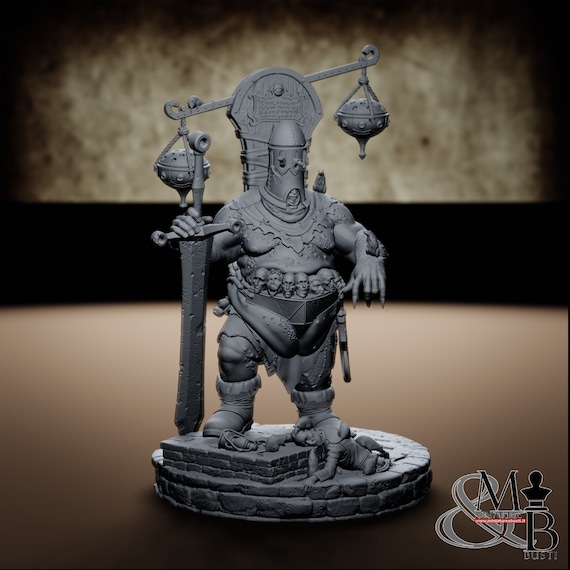Executioner, resin miniature to assemble and color, role-playing games, DnD, RPG, GDR, Archvillain Games