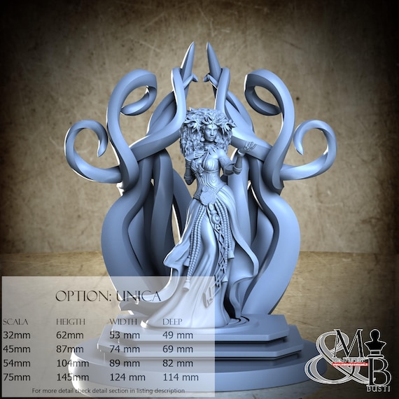 Weletecora, Ethiopian Mythos, by Clay Cyanide Miniature, miniature to assemble and paint, resin