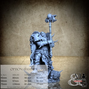 Blessed Champions of Gorkal (Pose 3), Bloodbringers - Horders of Wrath (4 Stili), di Archvillain Games, resina