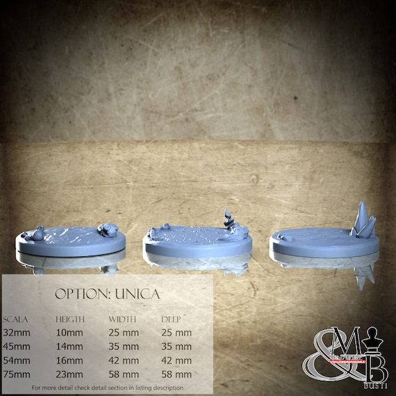 Bases, Elemental Awakening, by Great Grimoire, miniature to assemble and paint, resin