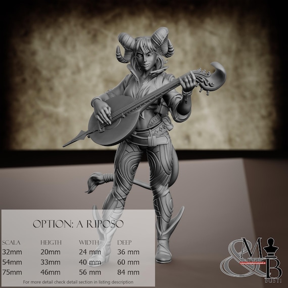 Shainda - Resin Miniatures - DnD, RPG, Wargame and Display to Color -