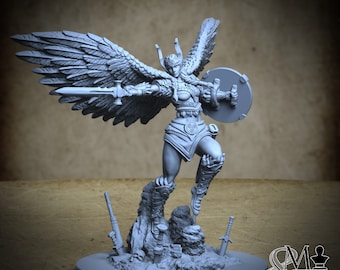 Freya, miniature to assemble and color, in resin