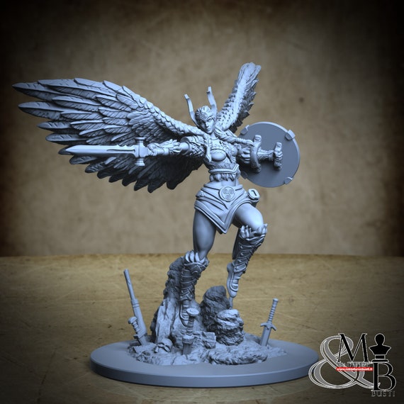 Freya, miniature to assemble and color, in resin