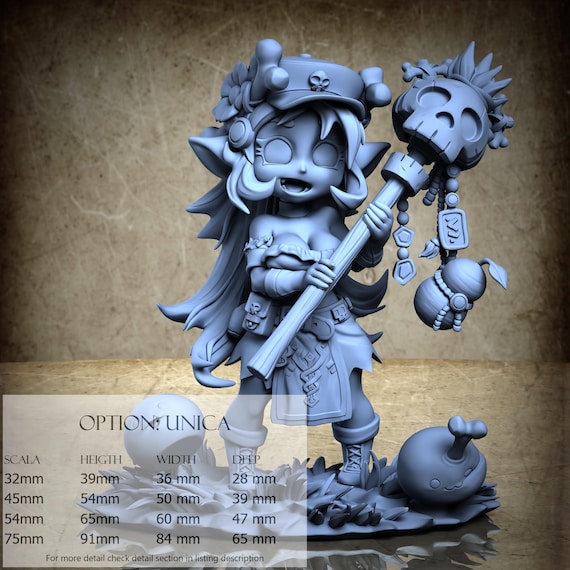 Chibgoblin Loomy, M40, by Ronin Art Workshop, miniature to assemble and paint, resin