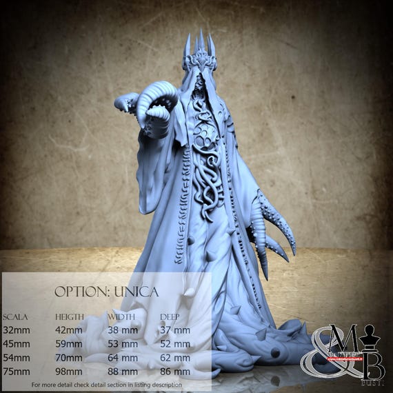 The King, Little Kingdom, by Great Grimoire, miniature to assemble and color, resin