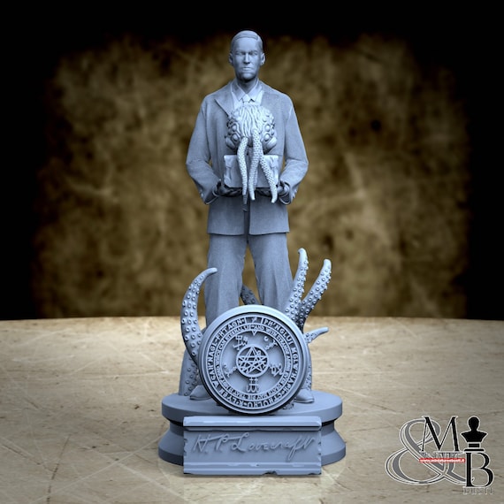 Lovecraft, miniature to assemble and color, in resin
