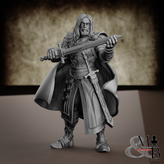 Baldur (Various Poses), resin miniature to assemble and color, role-playing games, DnD, RPG, GDR