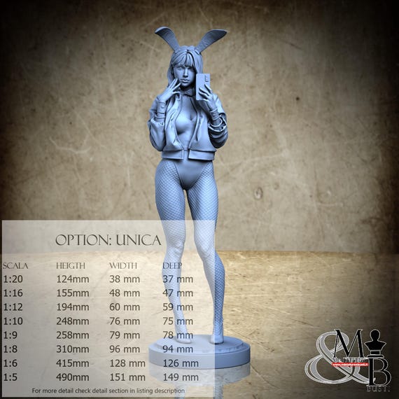 Fumiko, Marzo 2025, di Kuton, miniatura da assemblare e colorare, resina