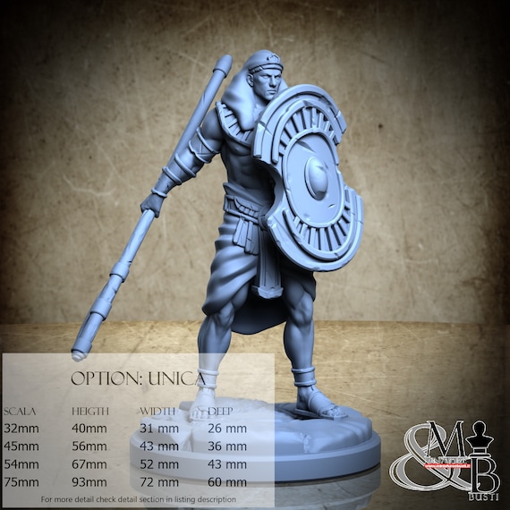 Egyptian Guard (2), Ancient Egypt, by Clay Cyanide Miniature, miniature to assemble and paint, resin