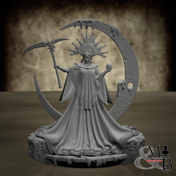 Morana, Slavic Mythology, by Clay Cyanide Miniatures, miniature to assemble and paint, resin