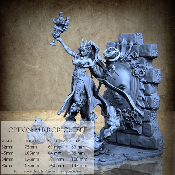 Queen Hilda, The Promise of Steel (3 Stili), di Ronin Art Workshop, miniatura da assemblare e colorare, resina