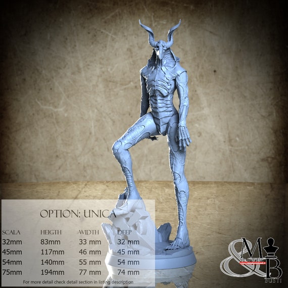Ankth, Sons of Nightmare, Clay Cyanide Miniature, miniature to assemble and color, in resin