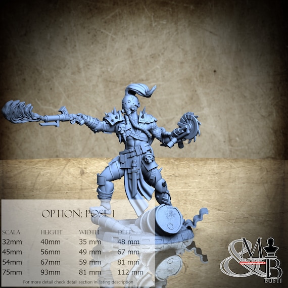 Void Cultist, Orbita Hellscape - Sacrilege (5 Stili), di Archvillain Games, miniatura da assemblare e colorare, resina