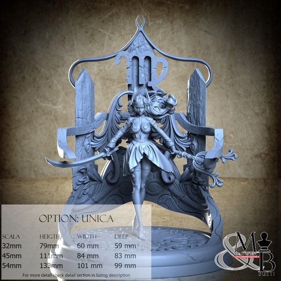 Virgo, Zodiac, by Clay Cyanide Miniature, miniature to assemble and color, resin