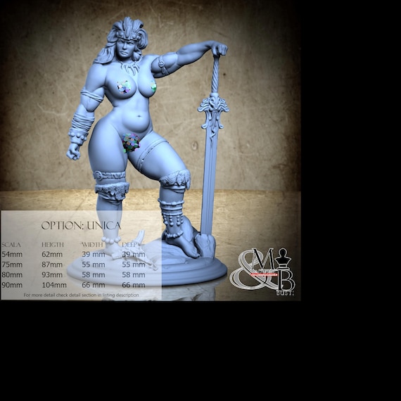 Vesta, August 2023, by Claydemon, miniature to assemble and color, resin