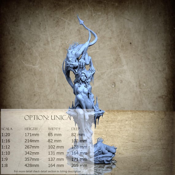 Elegy of the Wyrm - 3D-Printed Resin Miniature | Collection 2025-02