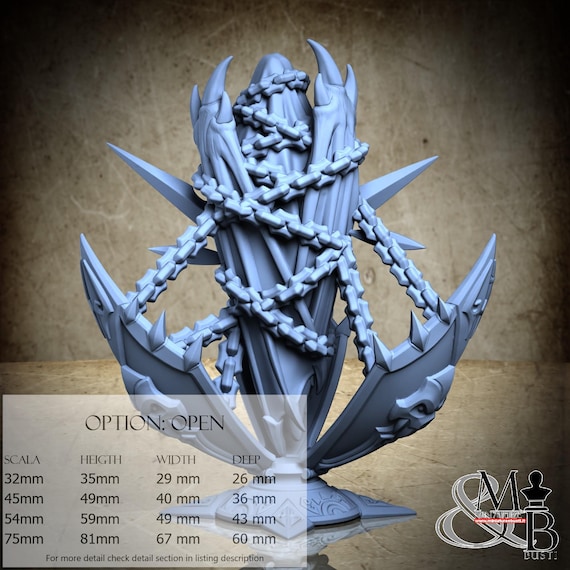 Umbral Keeper, Celestial Gambit - Shadowborn Vanguard (2 Styles), by Great Grimoire, miniature to assemble and paint, resin