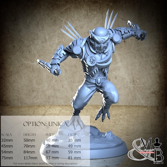 Dekwat, Brotherhood of Burneks, by Clay Cyanide Miniatures, miniature to assemble and paint, resin