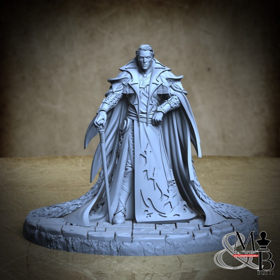 Count Vladimir Rosunescu, Blood Right - Red Reign, by Archvillain Games, miniature to assemble and paint, resin