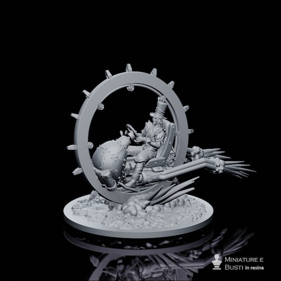 Mad Hatter, resin miniature to assemble and color, role-playing games, DnD, RPG, GDR