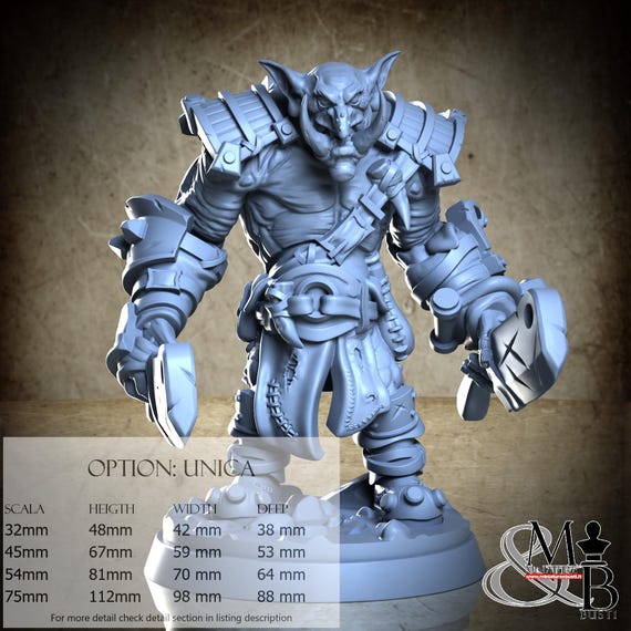 Makanan, War Trolls, by Clay Cyanide Miniatures, miniature to assemble and paint, resin