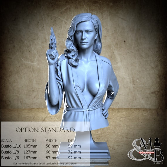 Eva - Sin City - Bust, Settembre 2023, Kuton, miniatura da assemblare e colorare, in resina