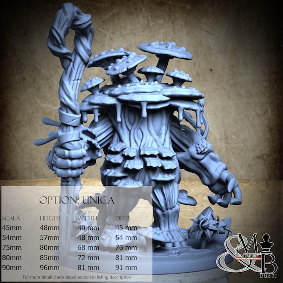 Fungustus, Shroomkin, by Clay Cyanide Miniatures, miniature to assemble and paint, resin