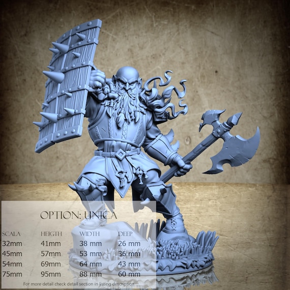 Goshor the Demon Hunter, The Promise of Steel, by Ronin Art Workshop, miniature to assemble and paint, resin