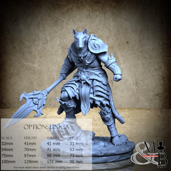 Celestial Hound 1, Astral Court, by Archvillain Games, miniature to assemble and paint, resin