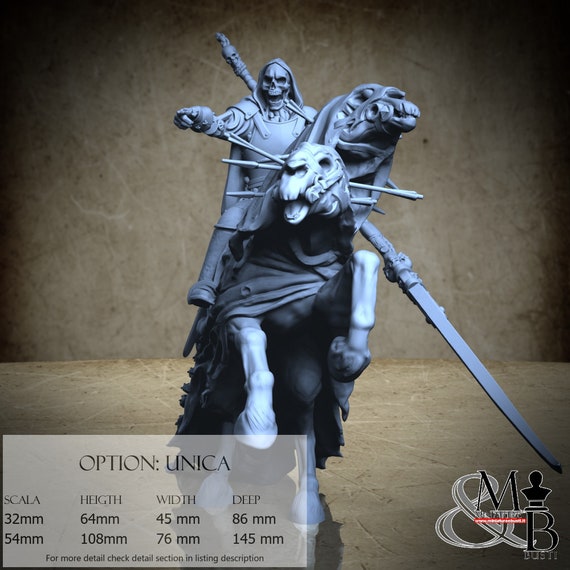 The Third Horseman - Pestilence - Resin miniatures - DnD, RPG, Wargame and coloring display - Dawn of Heresy
