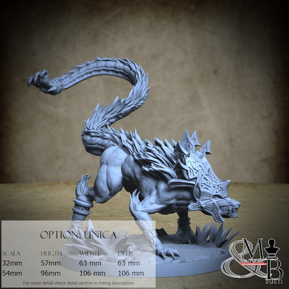 Ahuizotl, Pantheon of Aztecs, by Clay Cyanide Miniatures, miniature to assemble and color, resin