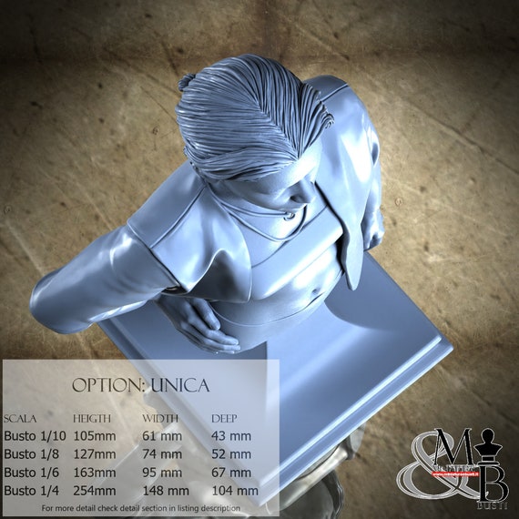 Zendaya Bust, September 2023, Kuton, miniature to assemble and color, in resin