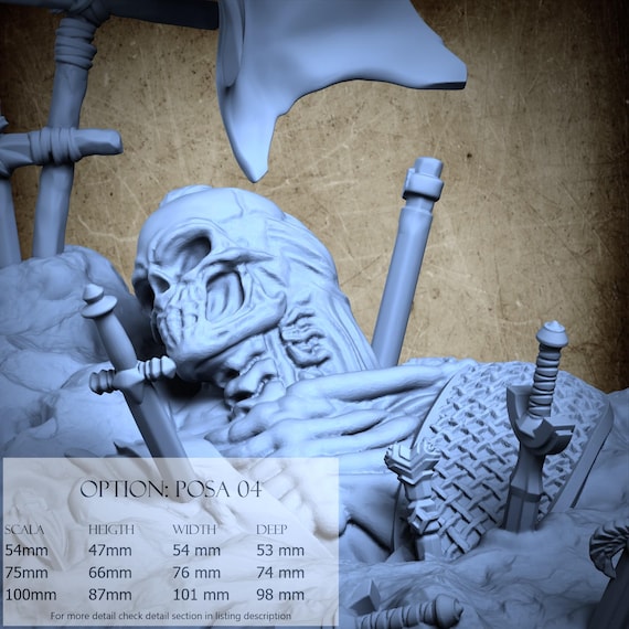 Nephilim, Before the Fall (4 Stili), di Clay Cyanide Miniature, miniatura da assemblare e colorare, resina