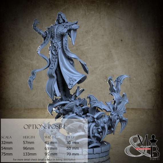 Vermilach, Bloodright - Scarlet Scourge (4 Stili), di Archvillain Games, miniatura da assemblare e colorare, resina