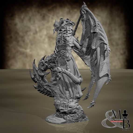 Azrael, resin miniature to assemble and color, role-playing games, DnD, RPG, GDR, Archvillain Games