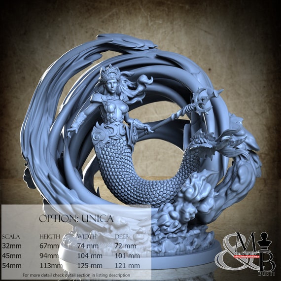 Juratė, Baltic Religion, by Clay Cyanide Miniature, miniature to assemble and paint, resin