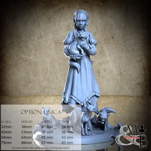 Cat Summoner, Lodge of the Dark Arts, by Great Grimoire, miniature to assemble and color, resin