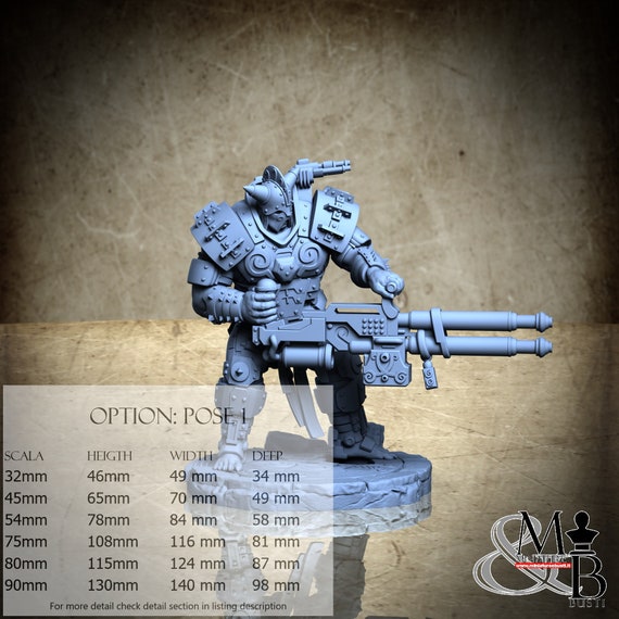 Ghult Gallowglass, The Great Bloodshed - Ghult Clan (8 Stili), di Archvillain Games, miniatura da assemblare e colorare, resina
