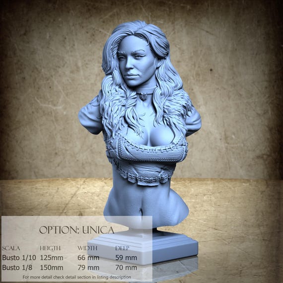 Jennifer Bust - Resin Busts - DnD, RPG, Wargaming, and Display Coloring - Slavic Mythology