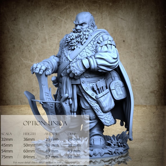 Marnash The Scout, The Promise of Steel, by Ronin Art Workshop, miniature to assemble and paint, resin