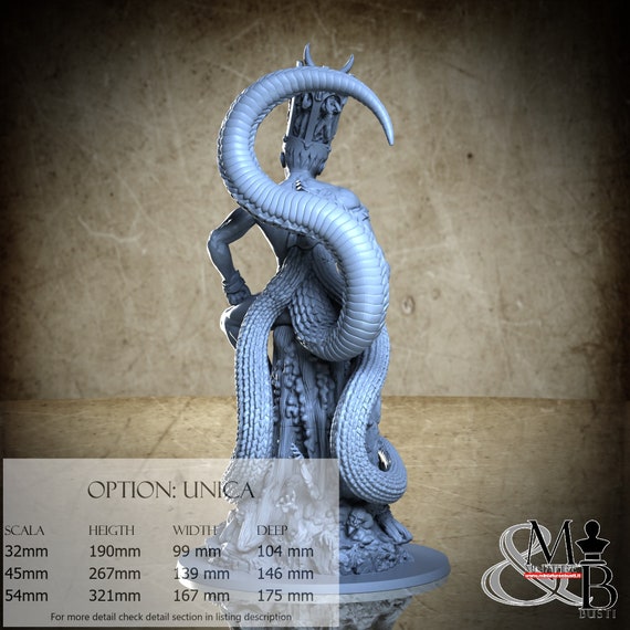 King Minos, Dante's Inferno, Clay Cyanide Miniature, miniature to assemble and color, in resin