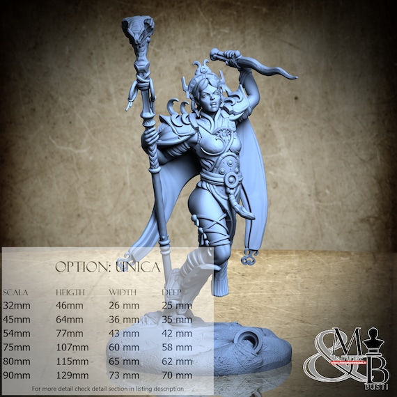 Achiara - The Coil Maiden, Archvillain Society XXVI, di Archvillain Games, miniatura da assemblare e colorare, resina