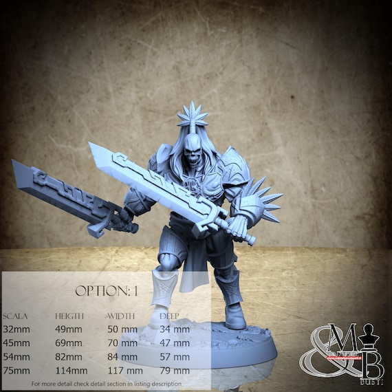 Mortisbane Reapers, Mortisbane Revenants Titans (9 Stili), di Clay Cyanide Miniature, miniatura da assemblare e colorare, resina