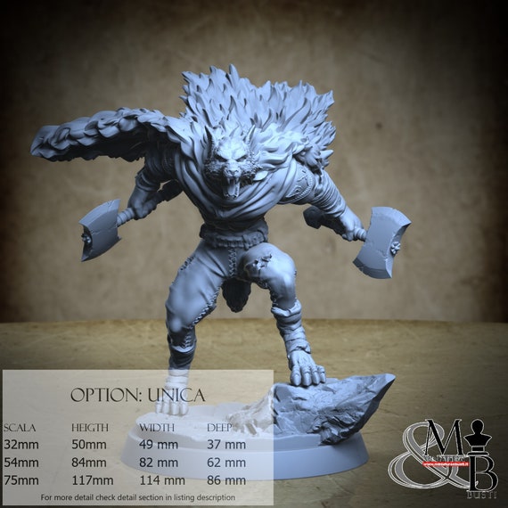 Jagger, Silverfang Guild, by Clay Cyanide Miniatures, miniature to assemble and paint, resin